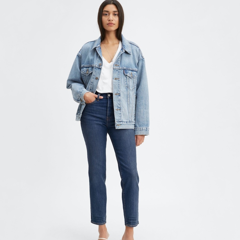 Levi's Wedgie Fit Ankle Icon Jeans High Waisted 25